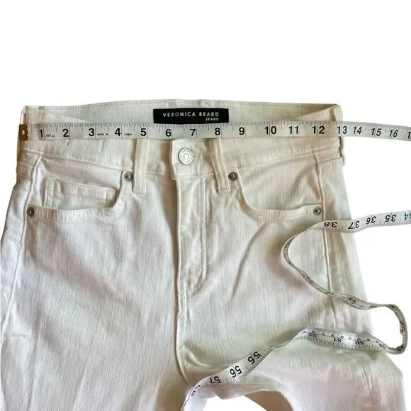 VERONICA BEARD CARLY KICK FLARE RAW HEM Size 25 NWOT